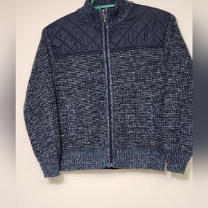 Gioberti Kids Navy Quilted Sweater Size 10 SKU G16